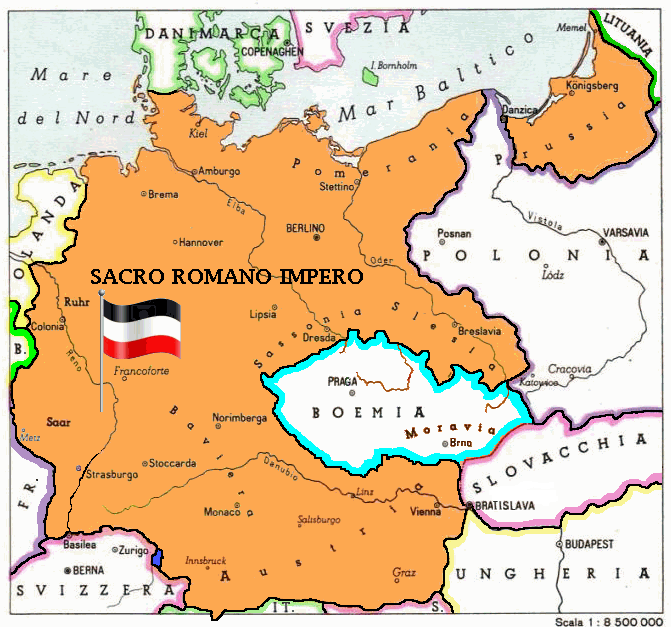 Il Sacro Romano Impero della Nazione Germanica nel 1993