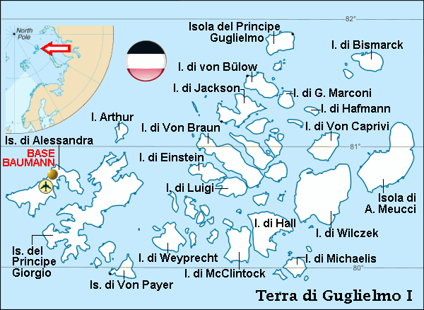 La Terra di Guglielmo I (tra 80 e 81 52' lat. Nord)