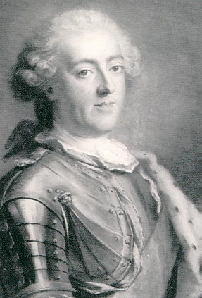 Il re d'Italia Luigi XV di Tortona (da una stampa dell'epoca)