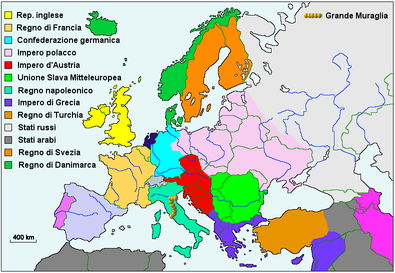 L'Europa nella prima met dell'ottocento (grazie ad Ainelif)