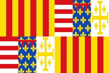 Bandiera del Regno d'Italia Meridionale di Renato d'Angi