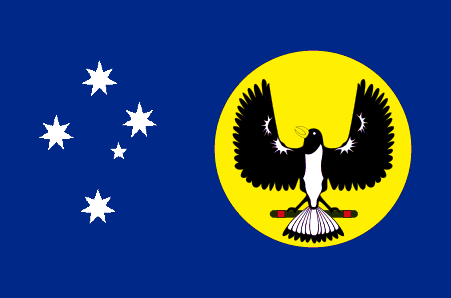 Odierna bandiera dello Stato Federale della Georgia Australe