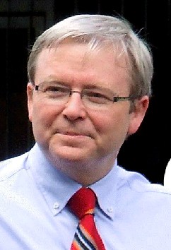 Kevin Michael Rudd (1957-), ventitreesimo presidente degli Stati Uniti d'Australia