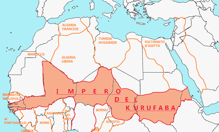 L'Africa Settentrionale alla morte di Omar Marabout, l'eroe Taal