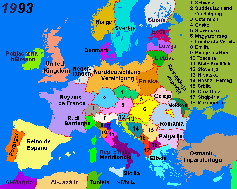 L'Europa nel 1993