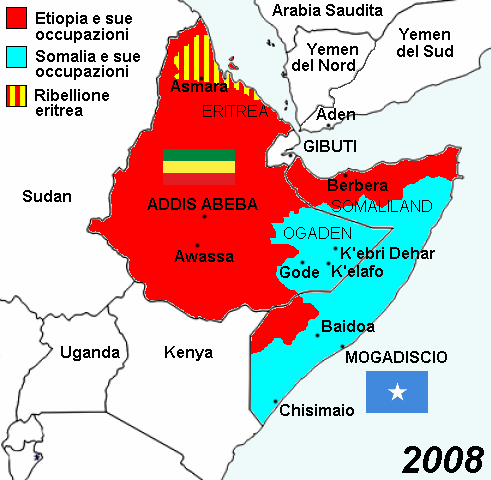 Il teatro della Seconda Guerra dell'Ogaden