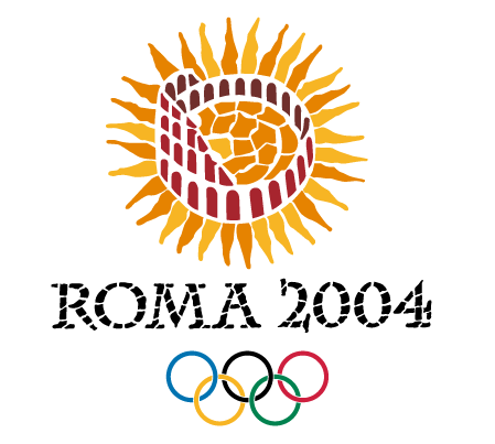 Il logo delle Olimpiadi di Roma 2004