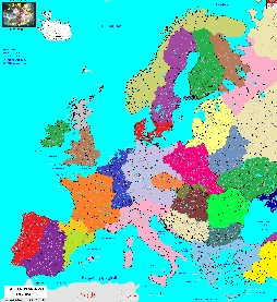 L'Europa odierna (clic per ingrandire)