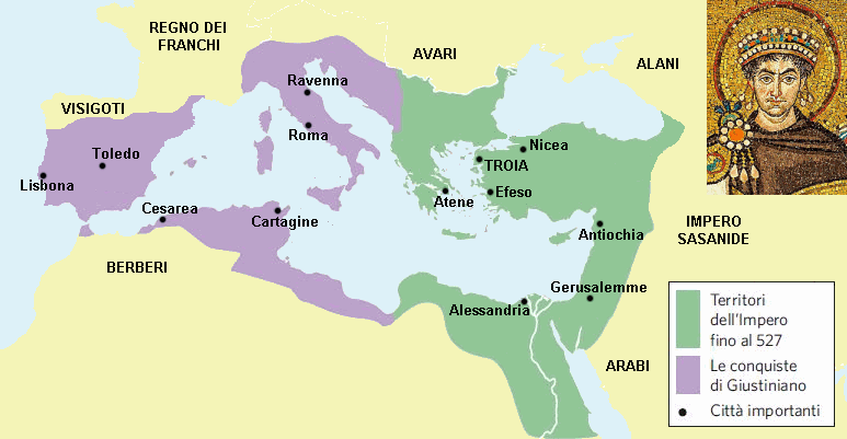 L'espansione dell'Impero Troiano sotto Giustiniano I il Grande