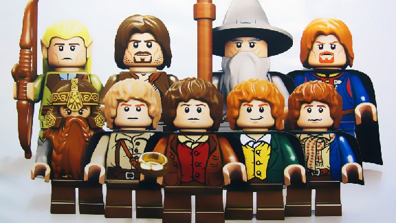 I personaggi del SdA "ad un differente stadio dell'immaginazione", perch realizzati... in mattoncini Lego!