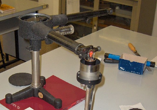 Modello didattico di spettroscopio (cliccate per ingrandire)