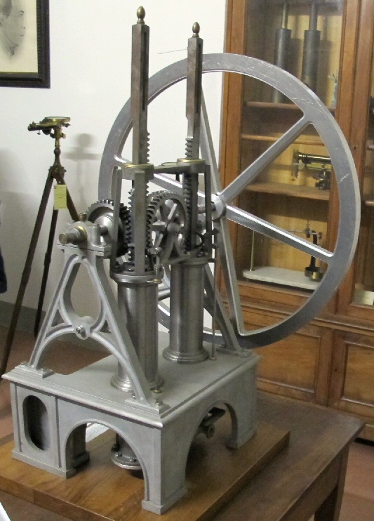 Modello del motore Barsanti-Matteucci all'Osservatorio Ximeniano di Firenze
