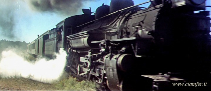 Un treno del Far West nel film "Butch Cassidy" (1969) di George Roy Hill