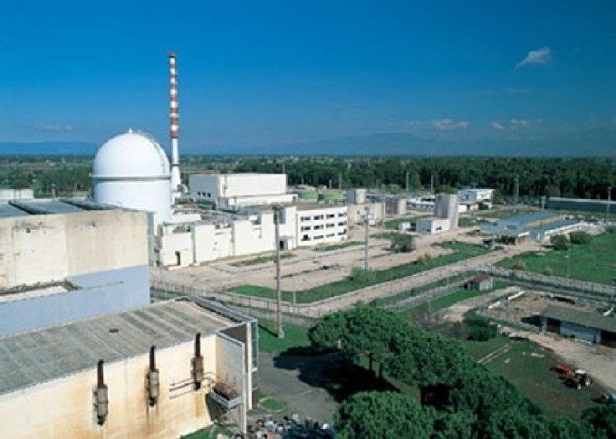 La centrale elettronucleare di Latina