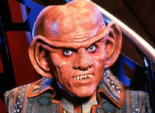 Il Ferengi Quark nella serie di telefilm "Star Trek, Deep Space Nine"