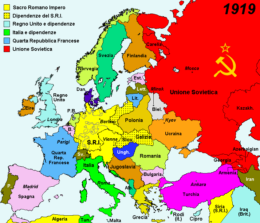 L'Europa dopo la Prima Guerra Mondiale