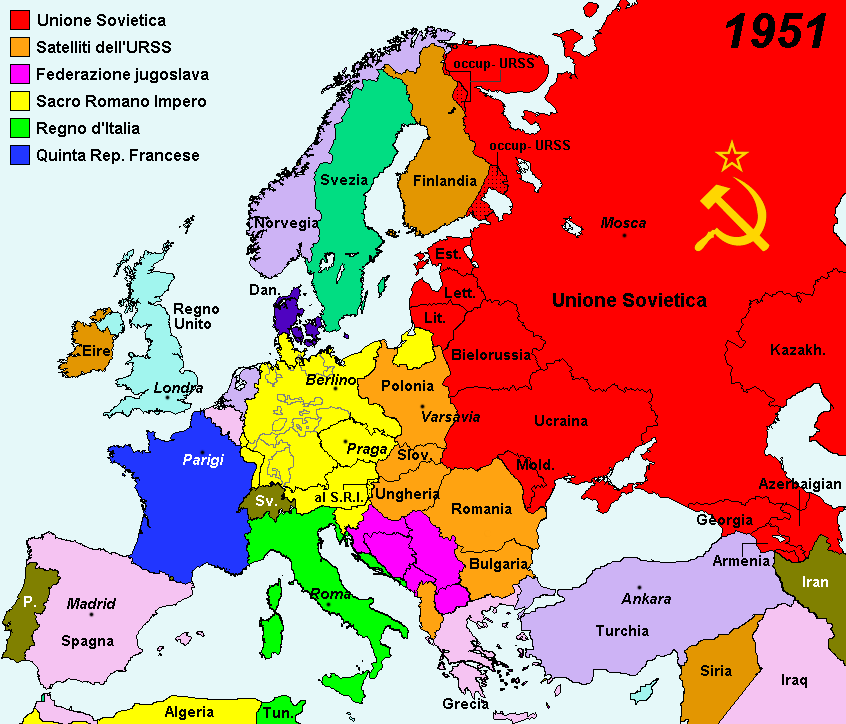 L'Europa dopo la Seconda Guerra Mondiale