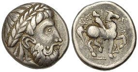 Moneta del Re dei Re Celti Teorige IV