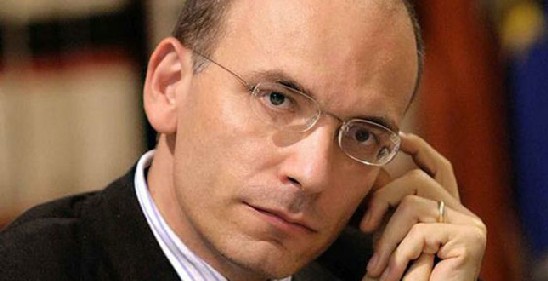 Il Presidente del Consiglio del Regno d'Italia Enrico Letta