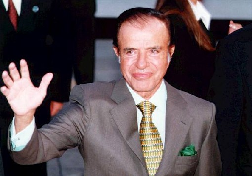 Il Presidente colombiano Carlos Sal Menem