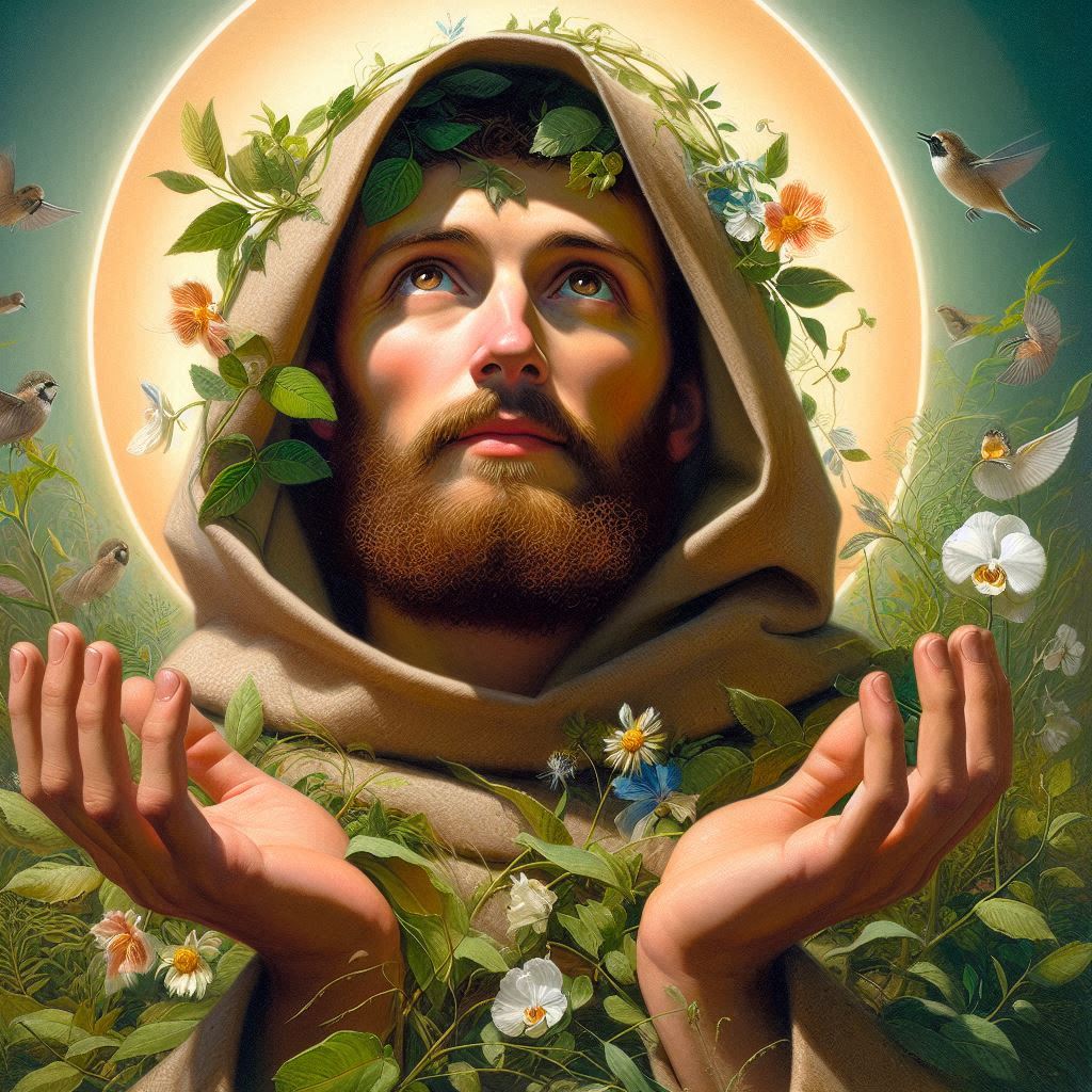San Francesco visto dall'Intelligenza Artificiale