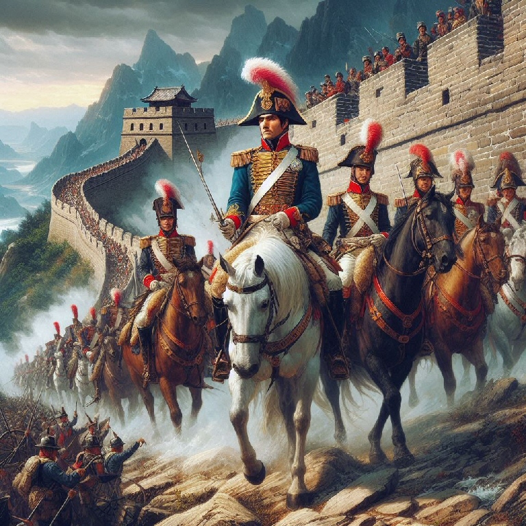 Napoleone Bonaparte si prepara a superare la Grande Muraglia Romana