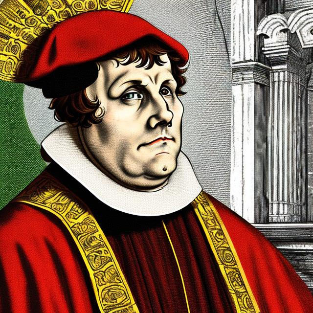 Papa Paolo III, al secolo Martin Lutero (immagine creata con openart.ai)