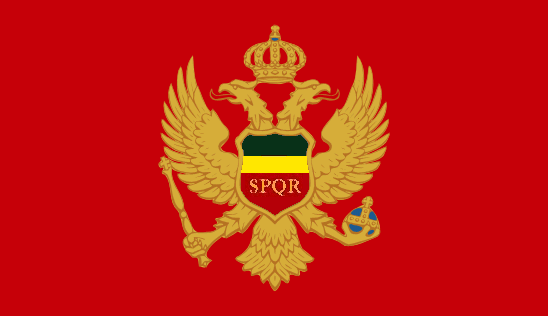 La bandiera ufficiale dell'impero romano d'occidente nel 1576