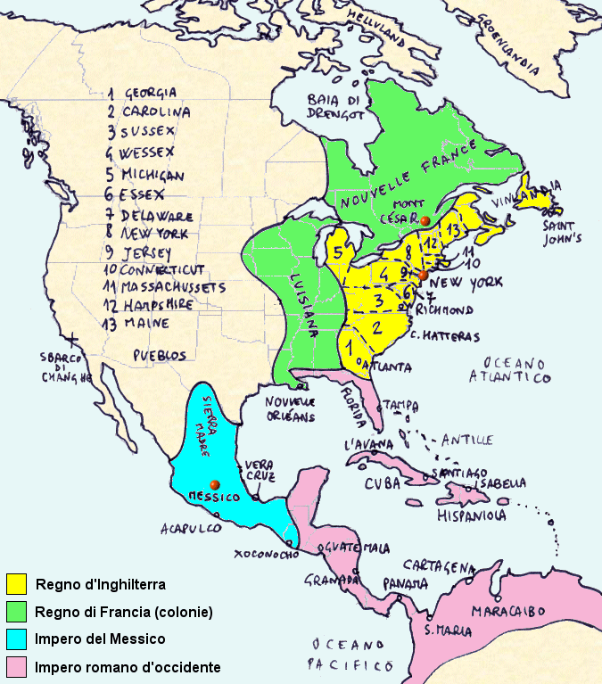 Il Nuovo Mondo nel 1550