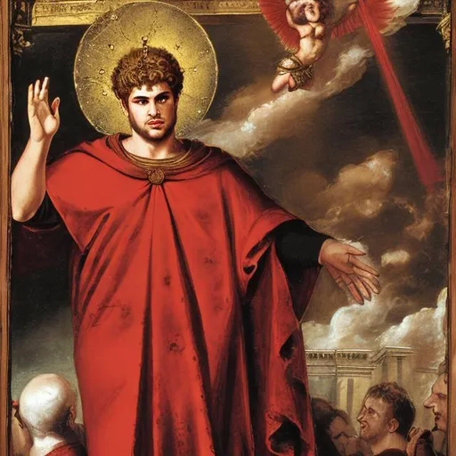 San Nerone, convertito al Cristianesimo da San Pietro! (immagine creata con openart.ai)