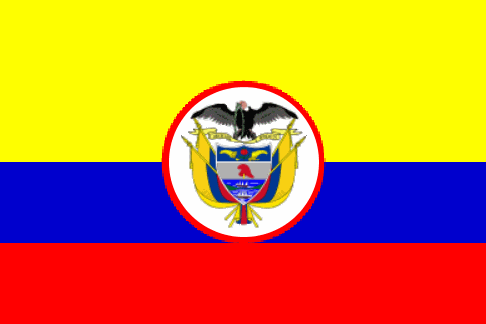 Bandiera della Repubblica di Colombia