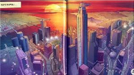 Ducklair Tower e il distretto finanziario nel 2014