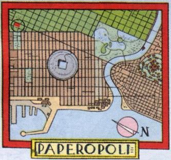 Cartina della città di inizio XX secolo